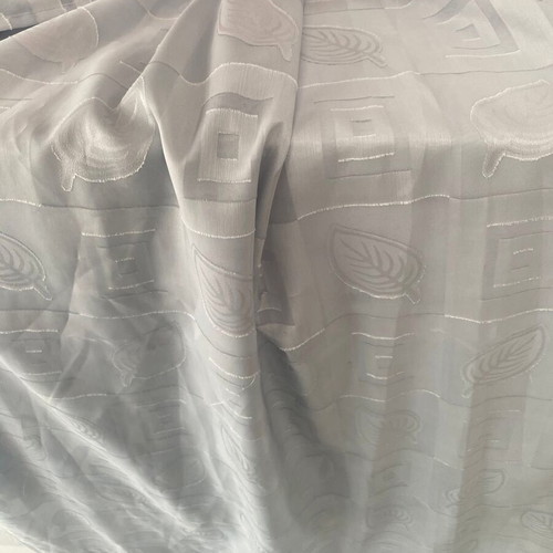Blue-gray light thin curtain pair, 135cm x 255cm