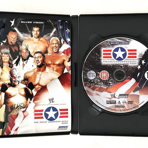 WWE The Great American Bash 2006 DVD used, English audio