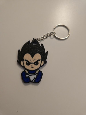Vegeta 3D Printed Keychain Dragon Ball like new
