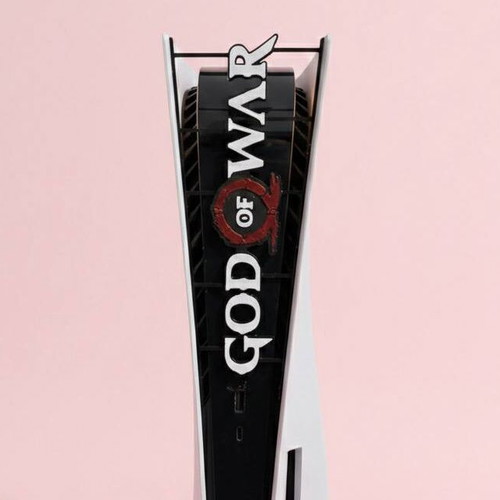 God of War PS5 stand like new for slim and fat version