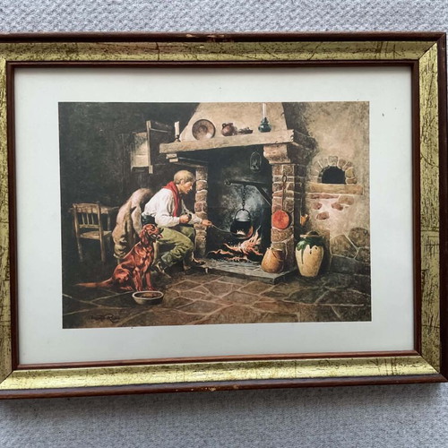 Framed art print 27cm x 20.5cm like new