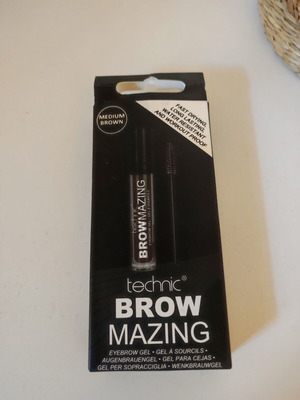 Technic BrowMazing Medium Brown eyebrow gel new