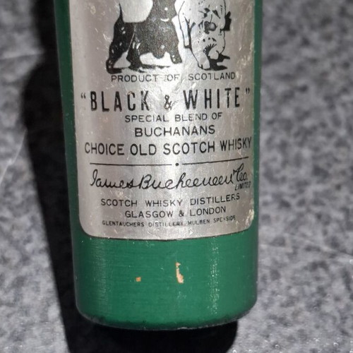 Black & White Scotch Whisky Cork Puller vintage, used