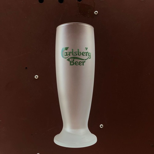 Carlsberg Beer Glasses set of 6 new, classic size 150-200ml