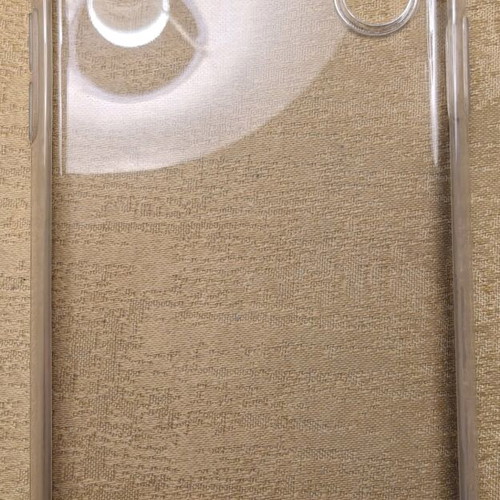 iPhone XR case transparent like new, hard and durable