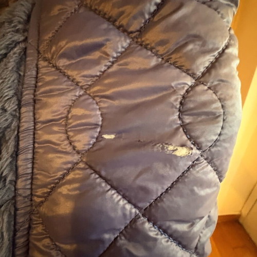 Long purple jacket with hood The Jerkins used