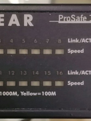 Netgear ProSafe 16 Port Gigabit Switch like new