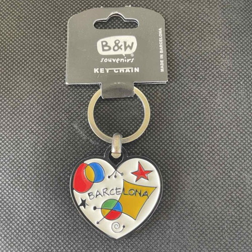 Keychain new with Barcelona heart design
