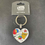 Keychain new with Barcelona heart design