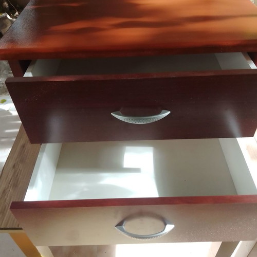 Cabinet with two drawers used