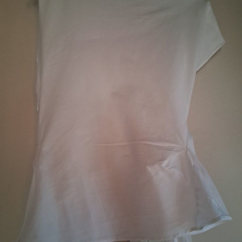 Zara sleeveless shirt, white, size M / 38 / 10