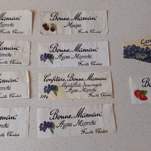 Bonne Maman label used