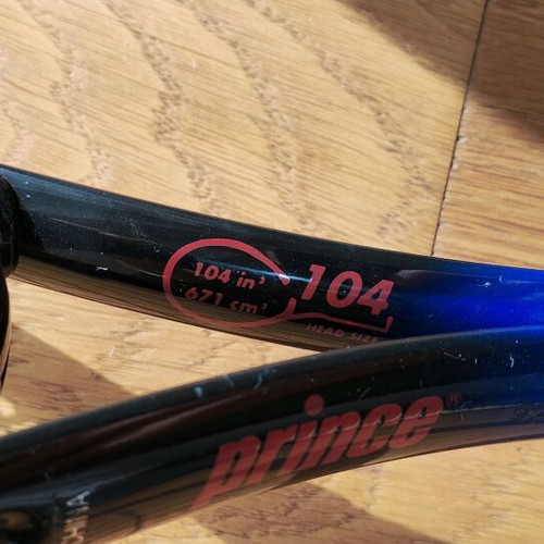 Prince tennis racket used with free case