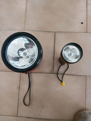 Flashlights used, two together in good condition