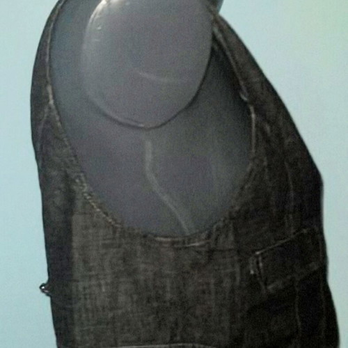 MAPP branded denim vest like new