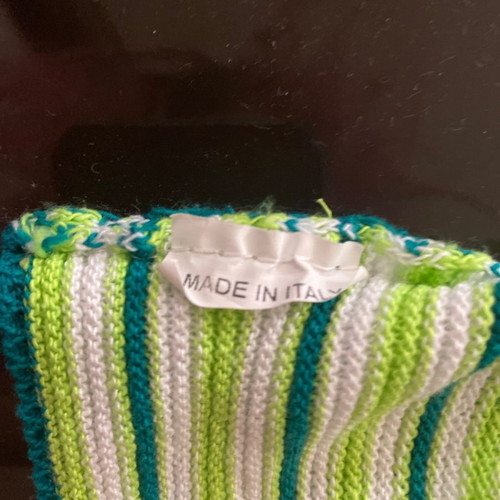 Knit top S-M green 10/10, made in Italy