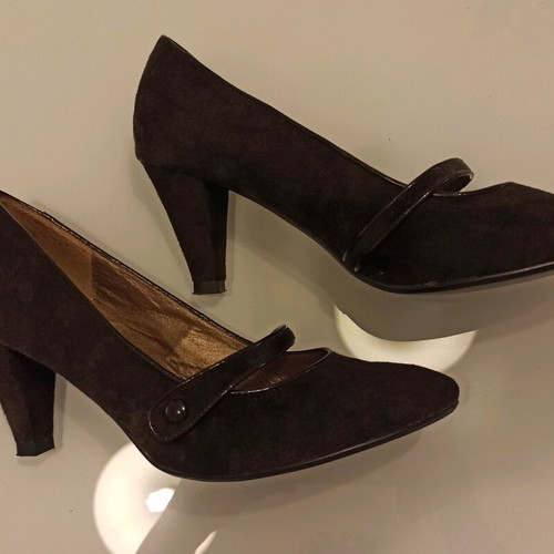 Mary Jane Pumps No 41 Brown Leather Like New