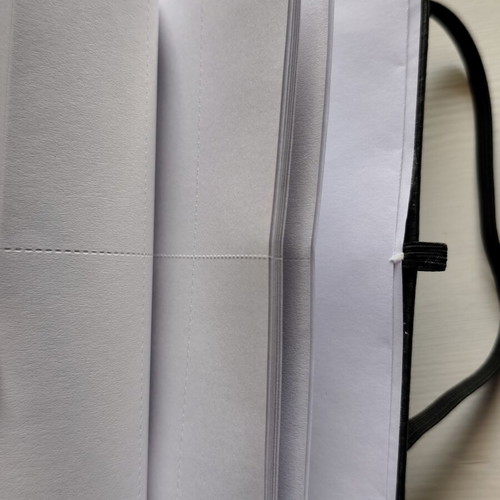 Black Notebook with Elastic Band and Pen like new