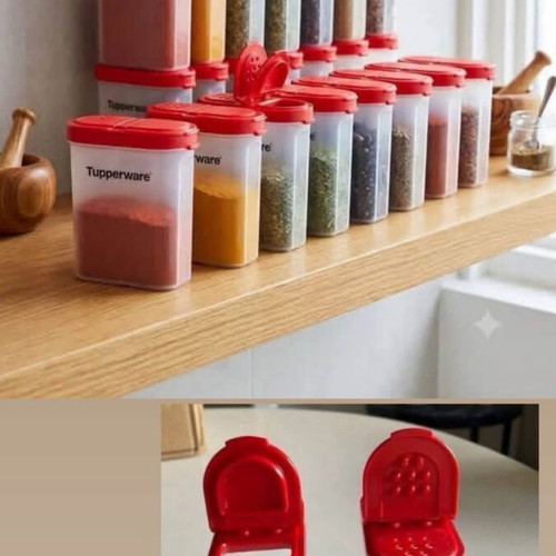 Tupperware spice set 16 pcs with rotating base