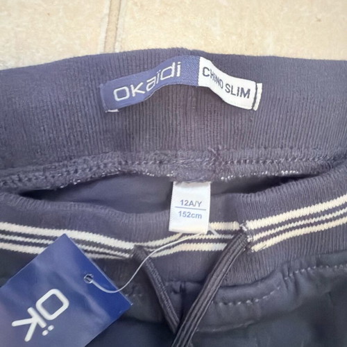 Okaidi boys' pants blue size 152 cm new