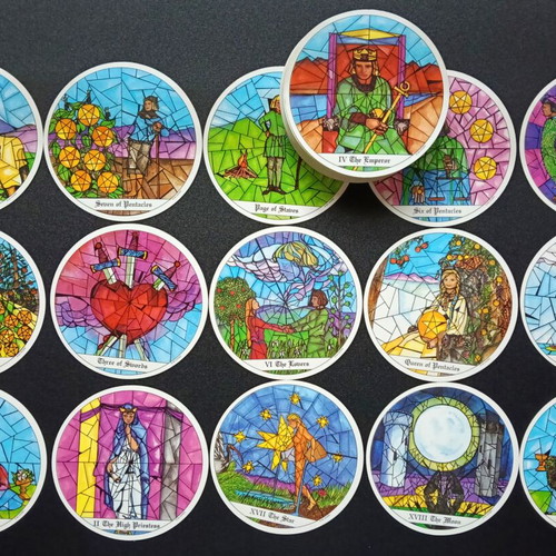 Tarot of the Cloisters deck like new, set of 78 cards