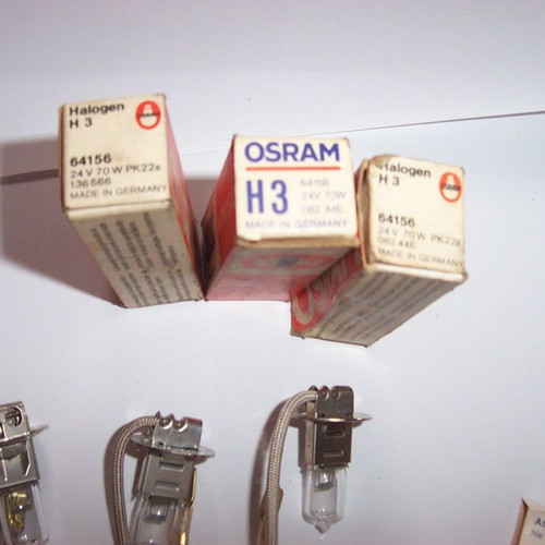 Osram H3 lamps new, set of 3 pieces