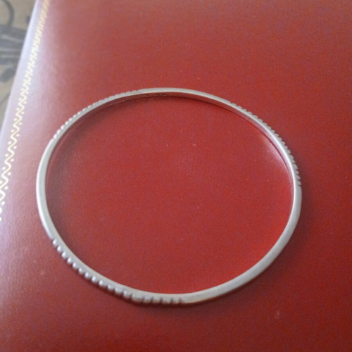 Mexican silver 925 bangle, 6.5 cm opening