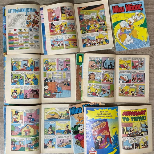 Mickey Mouse comic collection used, 31 issues, over 25 years old