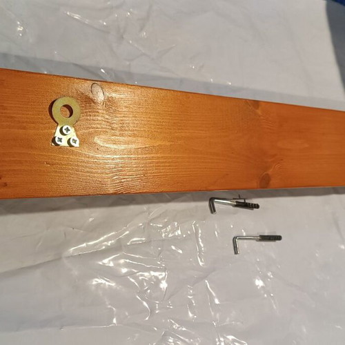 Handmade wooden coat rack 68cm for home entrance and halls