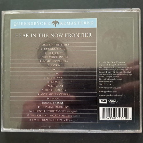 Queensryche Hear in the Now Frontier CD like new, metal