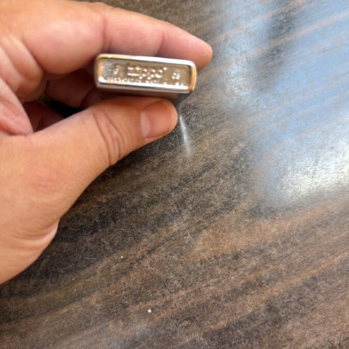 Zippo lighter like new with shark design