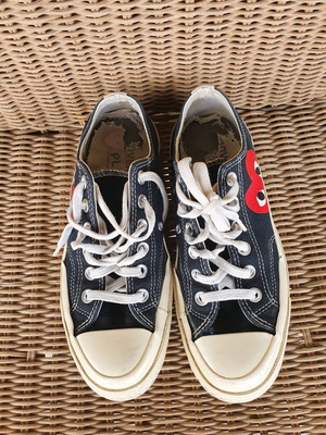 Παπούτσια Comme Des Garcons αθλητικά μεταχειρισμένα, μέγεθος 38, μαύρα