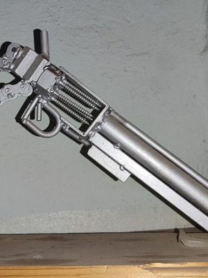 Decorative handmade metal pistol new
