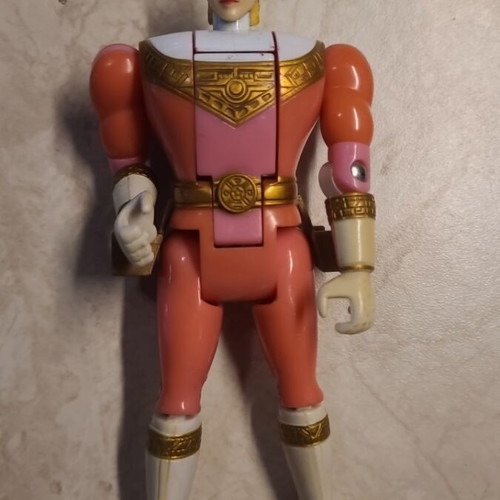 Power Rangers Zeo Pink Fliphead Power Ranger like new