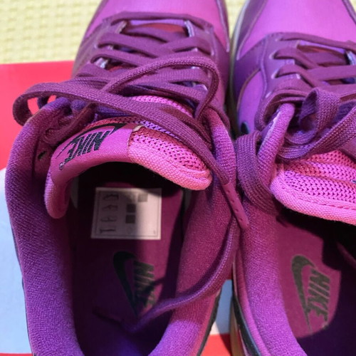 Nike Dunk low purple athletic shoes like new size 41