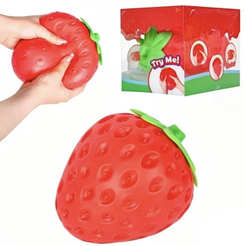 Squishy Effect Large Strawberry Like New