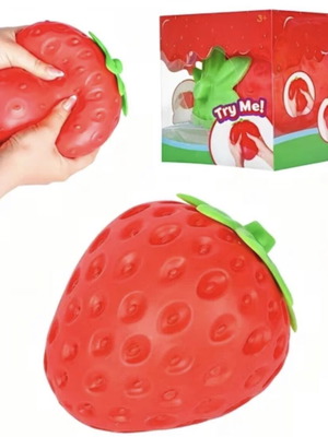 Squishy Effect Large Strawberry Like New