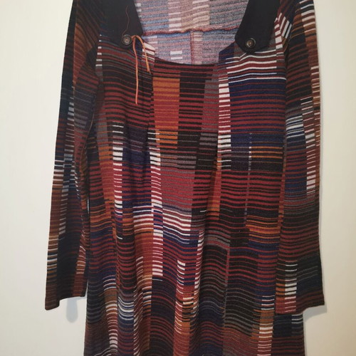 Attrattivo Midi Dress with Geometric Print like new, size L