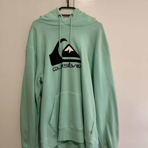 Quicksilver hoodie new, turquoise, size XL