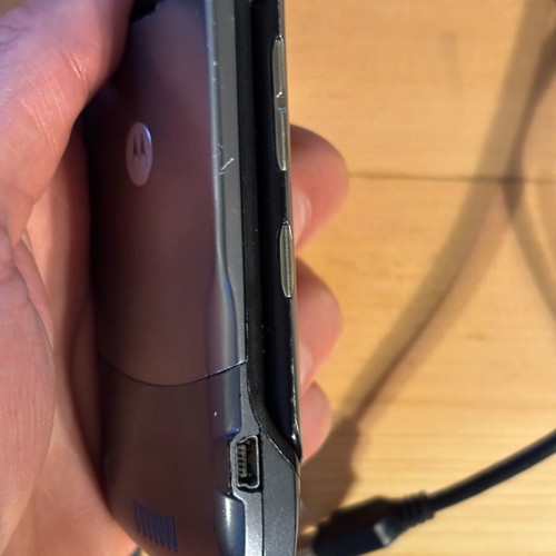 Motorola RAZR V3 cell phone used