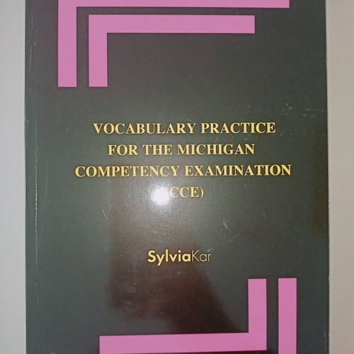 Vocabulary Practice for the Michigan Competency Examination ECCE like new