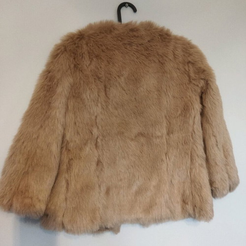 Zara fur like new, beige, size M