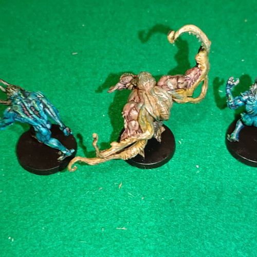 Cthulhu Zombicide painted miniatures set 1, 3 miniatures