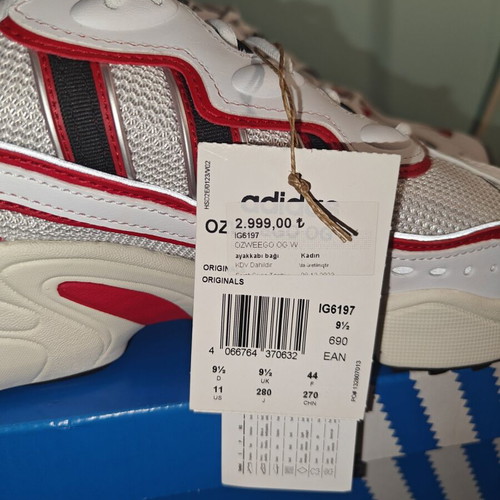 Adidas Ozweego OG athletic shoes new, size 44, white/multicolor