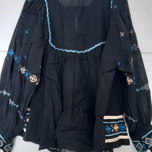 Zara shirts like new, size S, black and blue