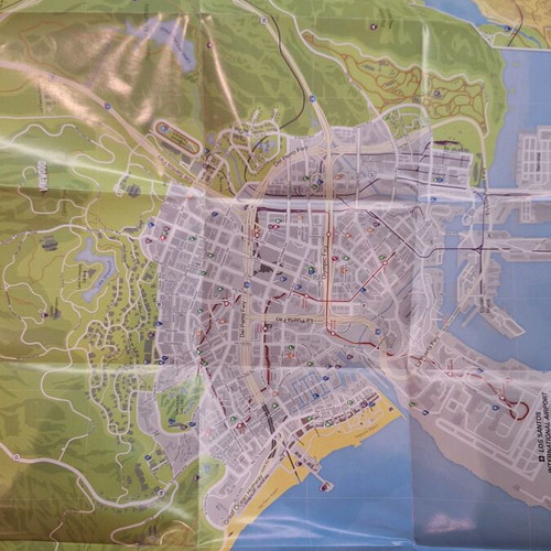 GTA 5 with maps new game for Sony Playstation 4