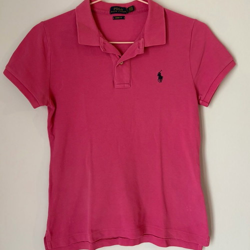 Polo Ralph Lauren T-shirt fuchsia, slim fit, like new, size Small