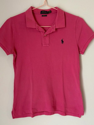 Polo Ralph Lauren T-shirt fuchsia, slim fit, like new, size Small
