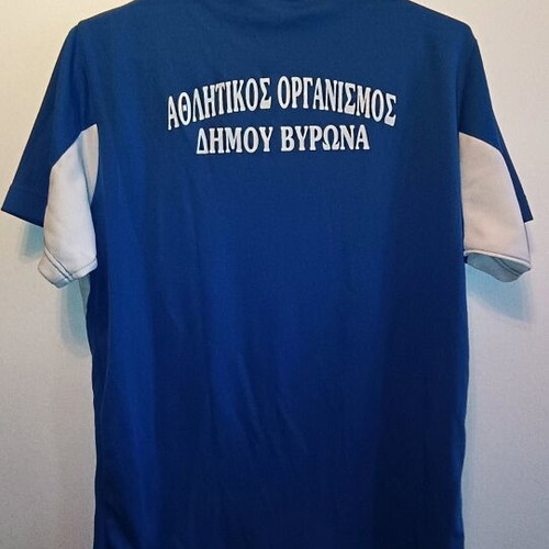Athletic jersey used, size S, blue with white details