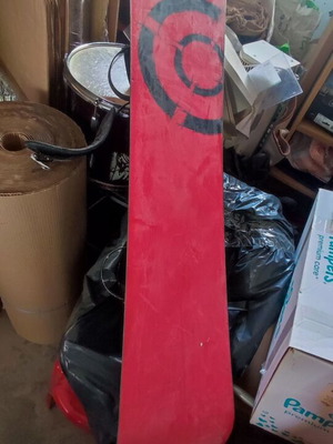 Nitro snowboard with adjustable bindings used